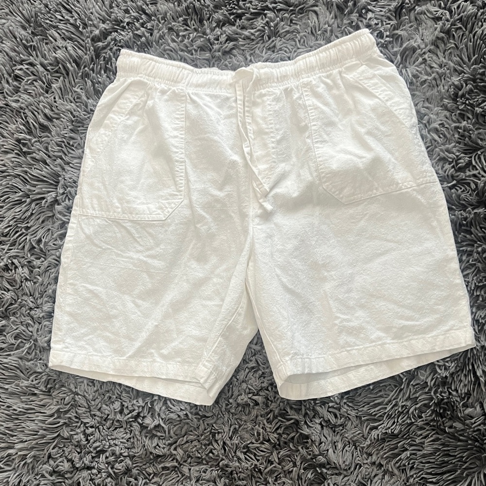 Basic Editions White Athletic Men's Shorts